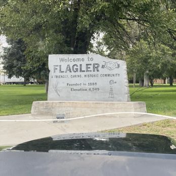 Welcome to Flagler Stone Sign